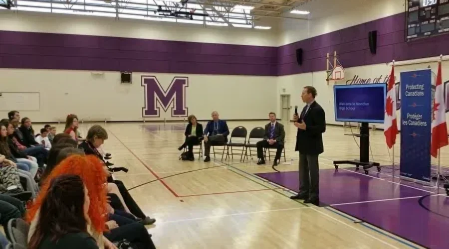 Federal Justice Minister Talks Cyberbullying At Moncton High