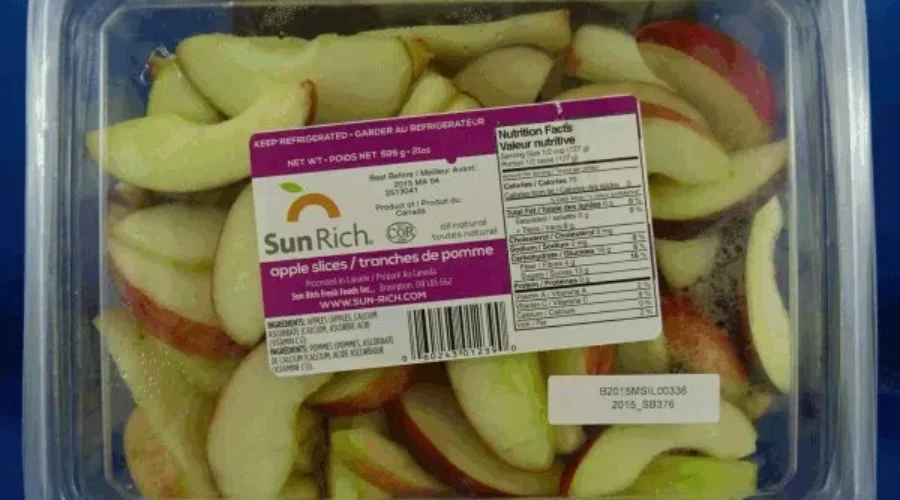 Sun Rich Recalls Apple Slices