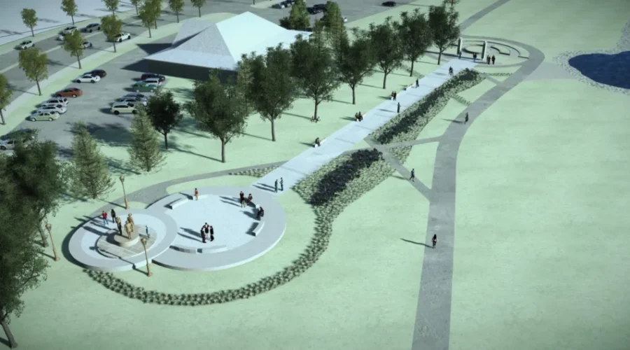 RCMP Memorial Construction Underway