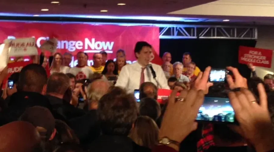 Two Days Before The Vote, Trudeau Visits Saint John