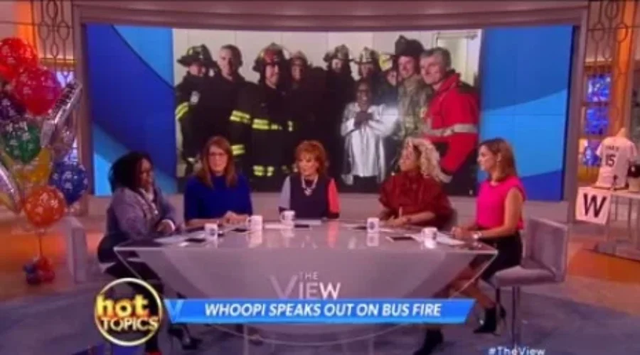 Whoopi Goldberg Thanks Moncton Firefighters On “The View”