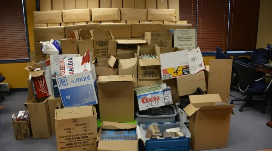 Large Contraband Tobacco Seizure Near Caraquet