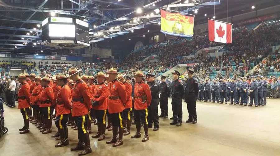 Large Turnout At Moncton Coliseum for Remembrance Day Ceremonies
