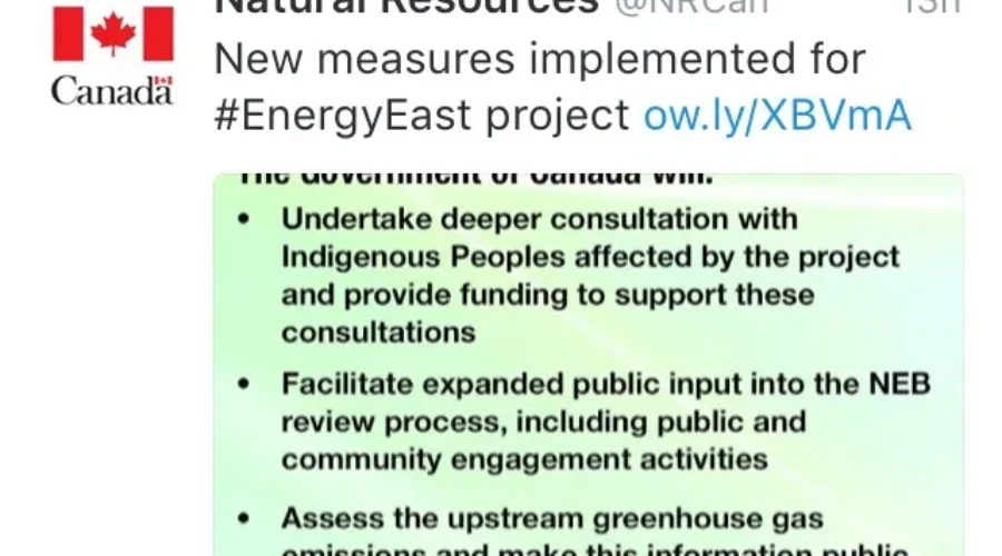 UPDATE: New Rules From The Feds Will Delay Energy East