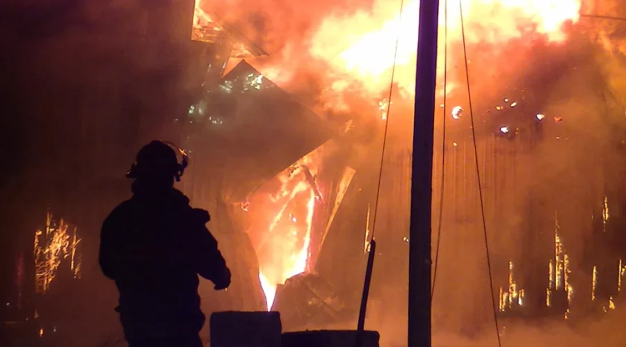 Warehouse Destroyed In Overnight Fire