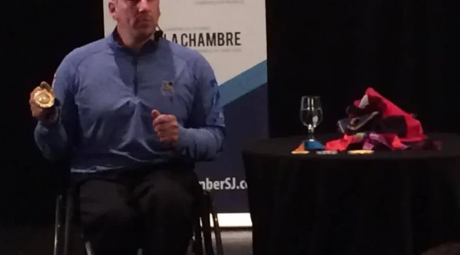 Paralympic Gold Medalist Dave Durepos Speaks In Saint John