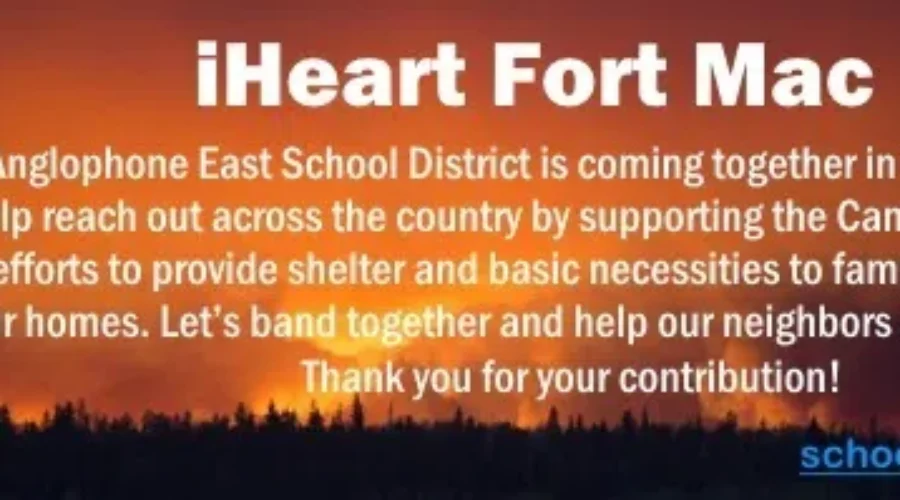 Anglophone East Helps Victims In The West in Fort McMurray