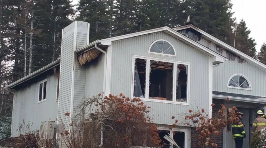 House Destroyed By Fire In Moncton Suburb