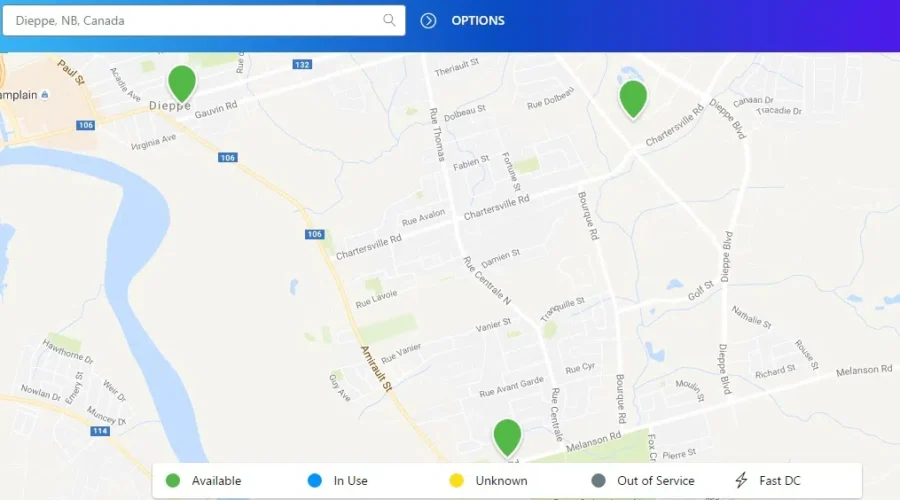 City Of Dieppe Adds Three Charging Stations For Electric Vehicles