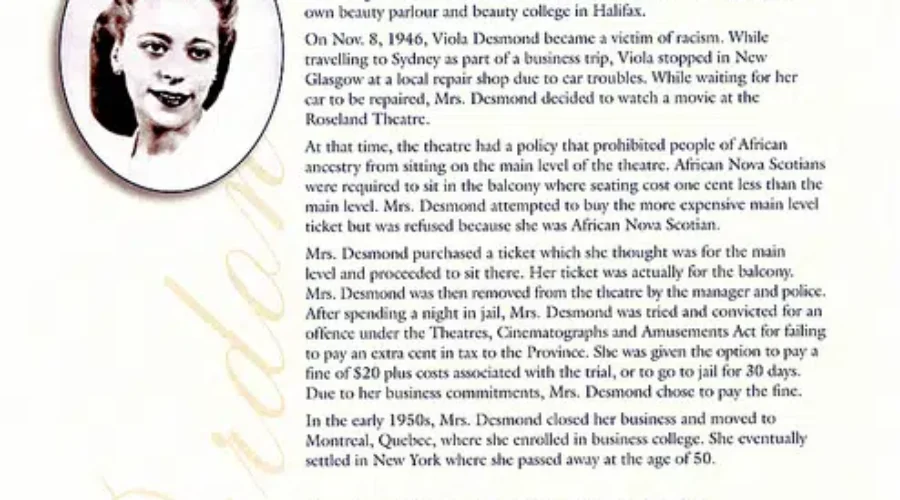 Human Rights Icon Viola Desmond First Canadian Woman Selected For $10 Bill