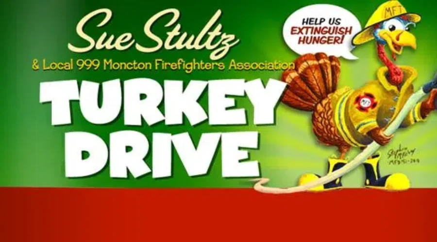 Sue Stultz And Moncton Firefighters Association Turkey Drive Exceeds Goal By 288 Turkeys, Totalling 4,603 Birds