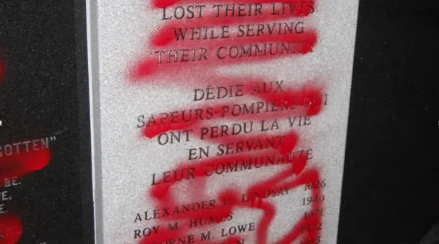 Codiac RCMP Make Arrest In Memorial Vandalism Case