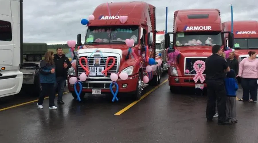 Large Turnout As Truckers Raise Cancer Awareness