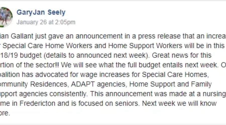 Home Care And Special Care Home Workers To Receive Wage Increase