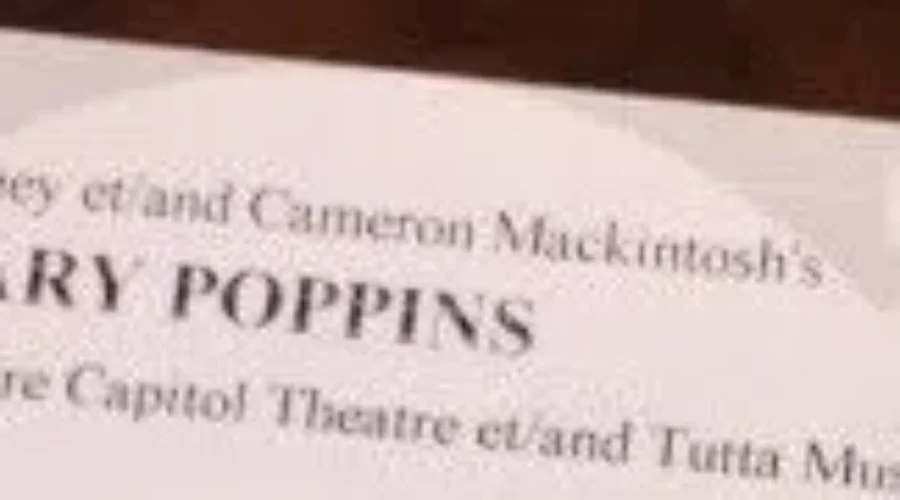 Flying With Mary Poppins At Capitol Theatre