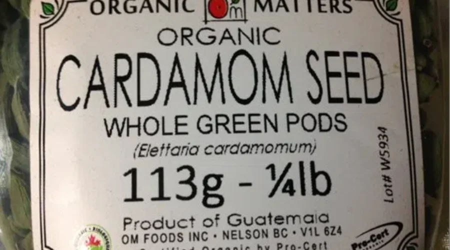 Cardomom Pods Recalled Over Salmonella Risk