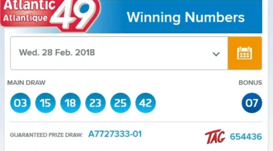 Winning Atlantic 49 Ticket Sold In Summerside, PEI