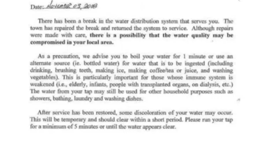 Boil Water Advisory For Riverview Creates Confusion On Social Media