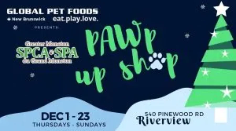 SPCA Holiday PAWp up Shop