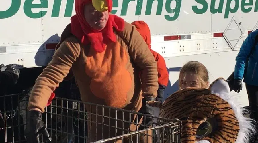 Bessborough School Students Hold Annual Turkey Trot