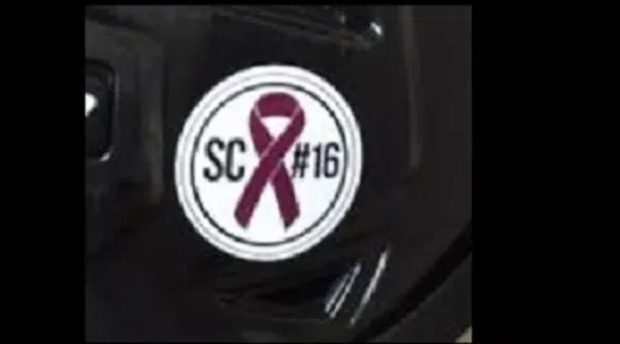 SEFHA Supports Moncton City Councillor With Helmet Sticker