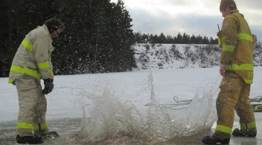 Taking The Polar Dip Plunge In Palmers Pond