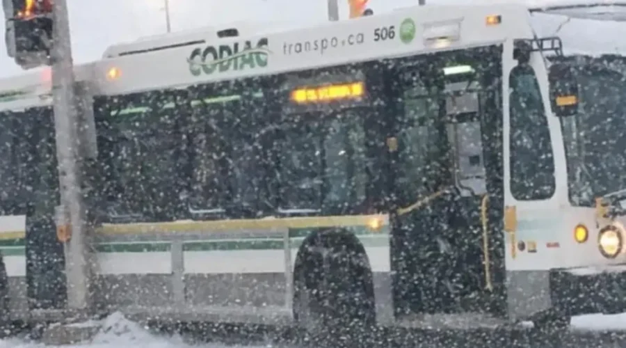 Motorists Dealing With Slippery Roads On Stormy Morning