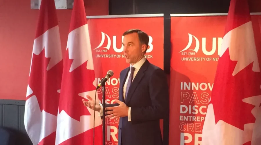 Federal Finance Minister Talks About Concerns For New Brunswick