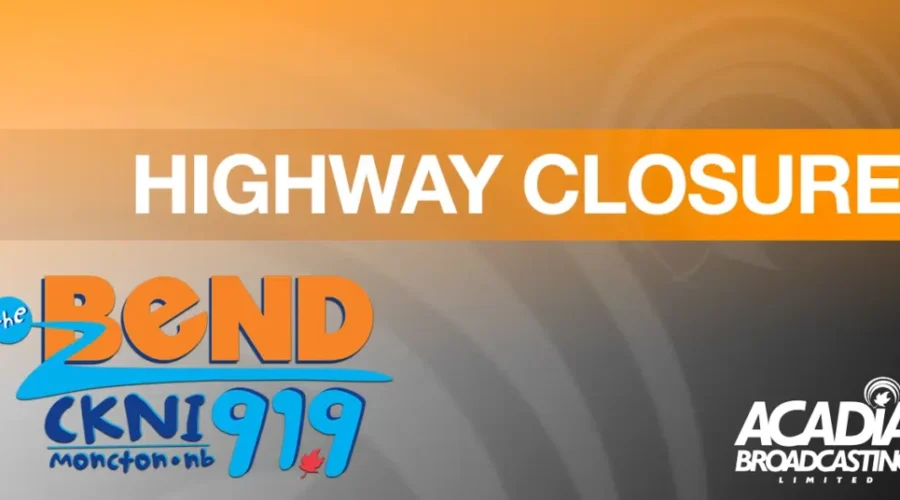 TCH Closing From River Glade To Oromocto Due To Flooding