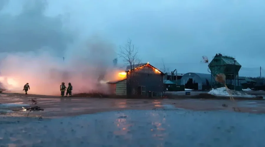 UPDATE: Maintenance Building In Dieppe Destroyed By Fire