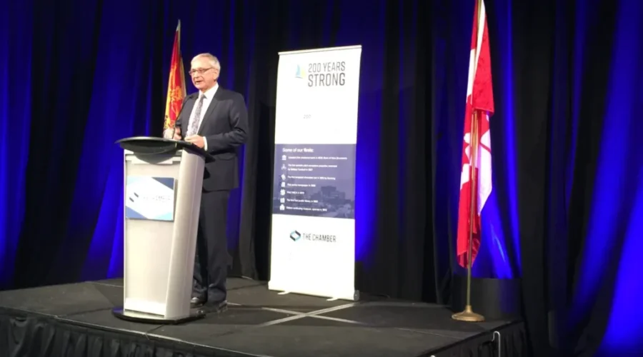 Higgs Addresses Nursing Home Dispute In Saint John Speech