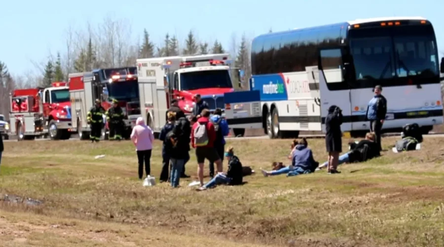 Small Fire Forces Intercity Bus Off TCH