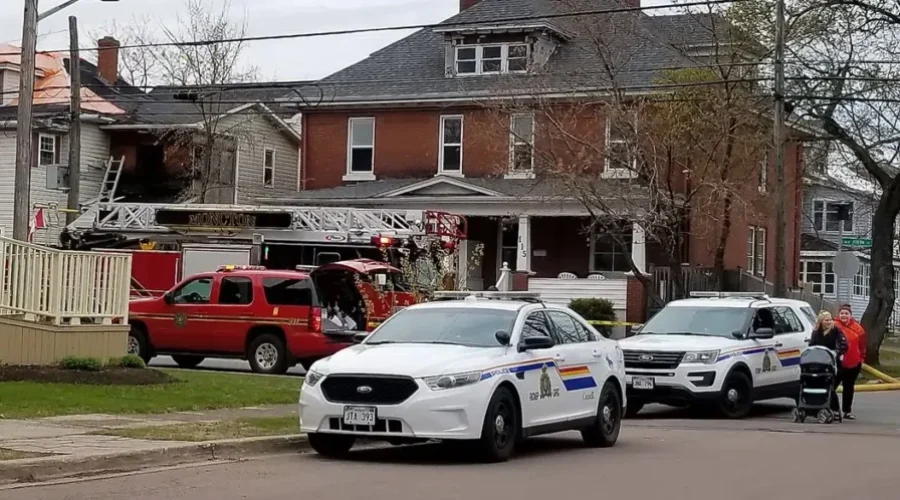Moncton Fire Responds To Call On John Street