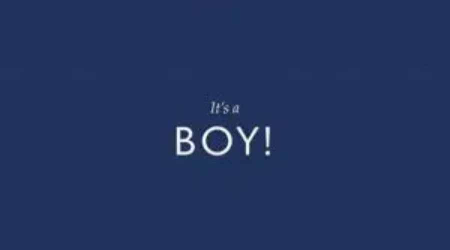 It’s a boy!!