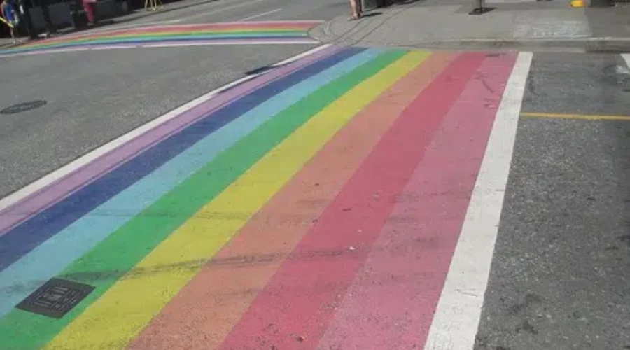 Rainbow Crosswalk Vandalized In Riverview