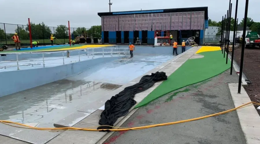 East End And Centennial Beach Pools In Moncton Nearing Completion