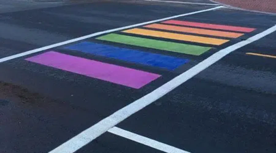 Part Of Main Street To Close For Several Hours, As Colour Is Applied To Crosswalks