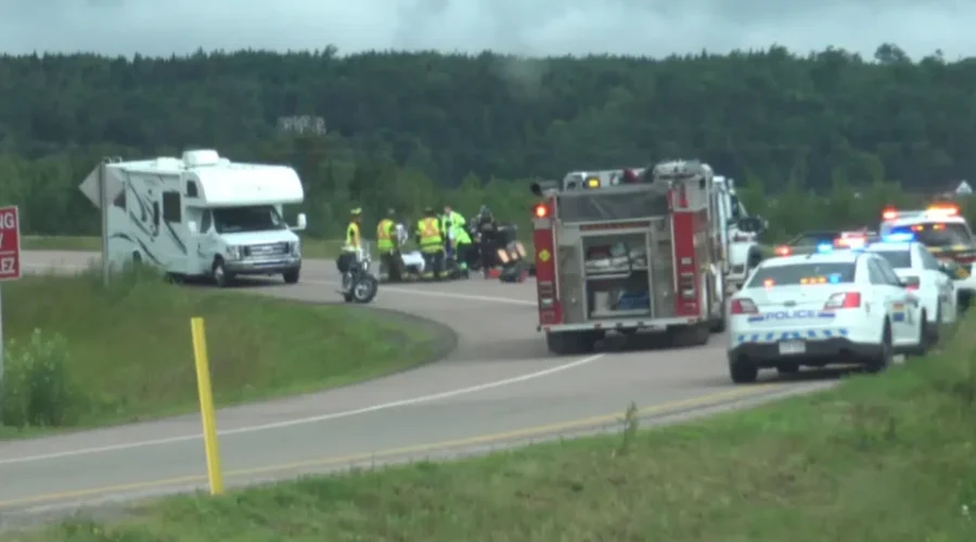 Motorcycle Accident Sends Man To Hospital