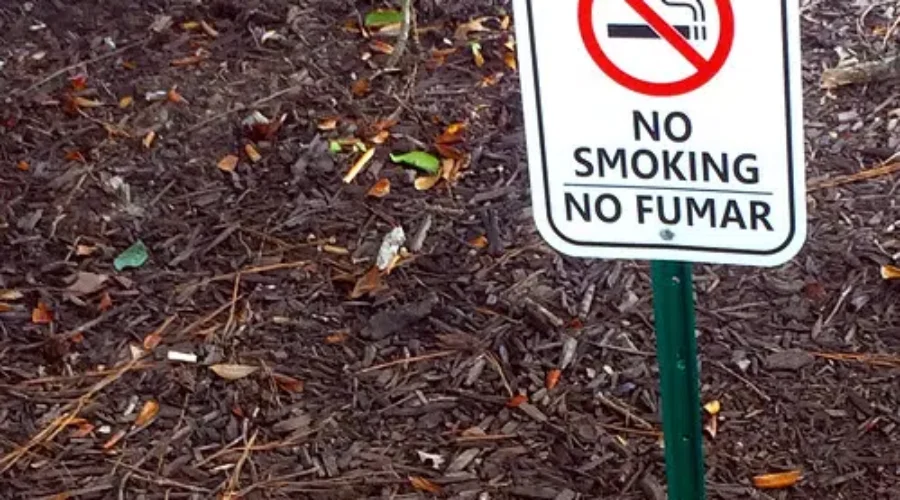 Discarded Smoking Materials And Mulch Don’t MIx
