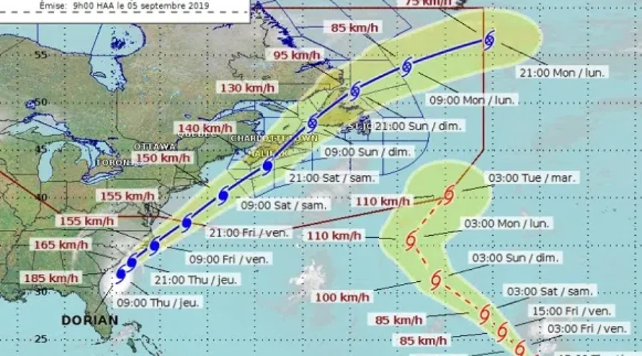 Hurricane Dorian Will Bring Heavy Rain, Strong Winds