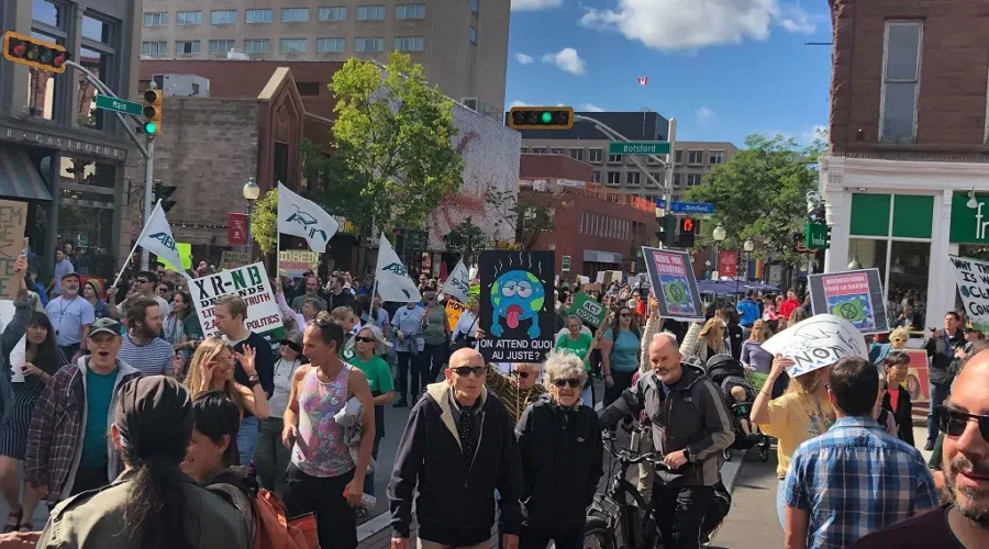 Thousands March In Moncton As Part Of Global Climate Strike
