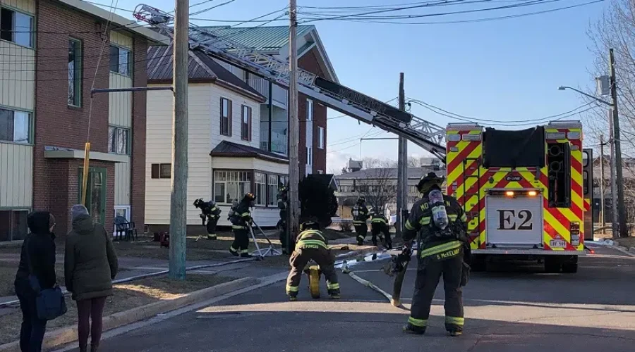 Fire Forces Tenants Out Of West End Moncton Building