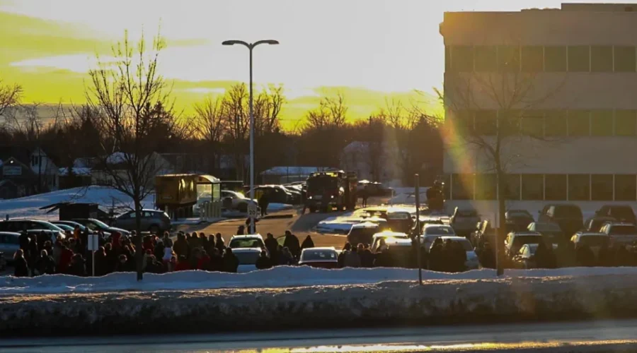 Short-Circuit Forces Office Building Evacuation