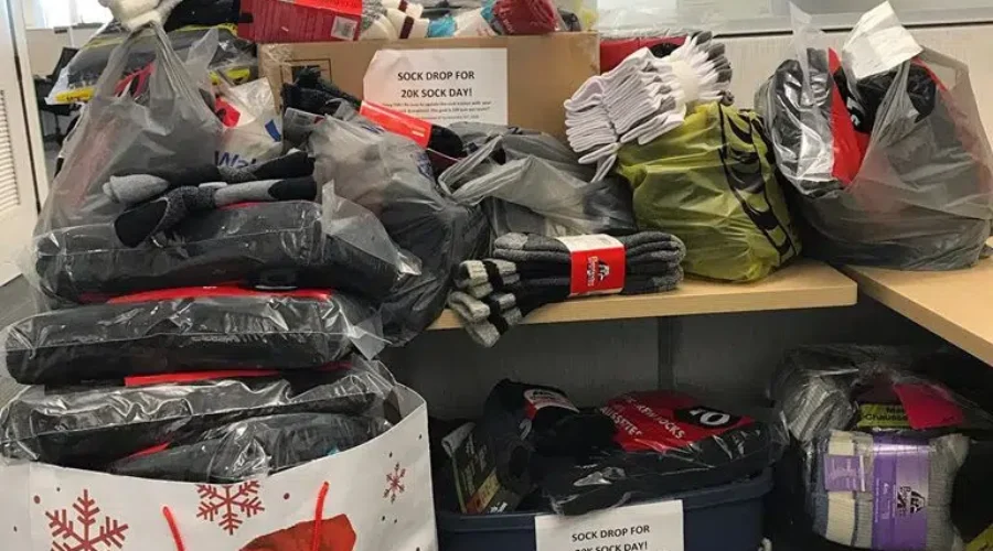 Moncton Man Collecting 6000 Pairs Of Socks In Greater Moncton For Homeless