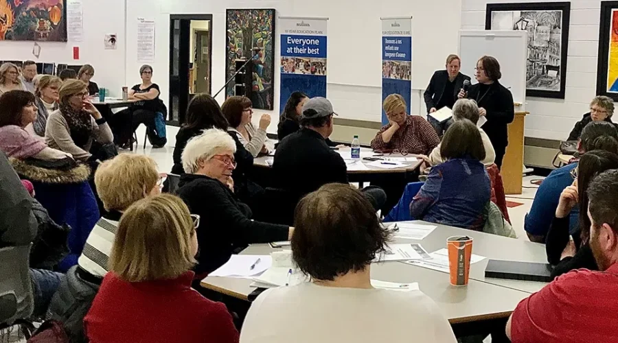 Education Minister Holds Green Paper Consultation In Riverview