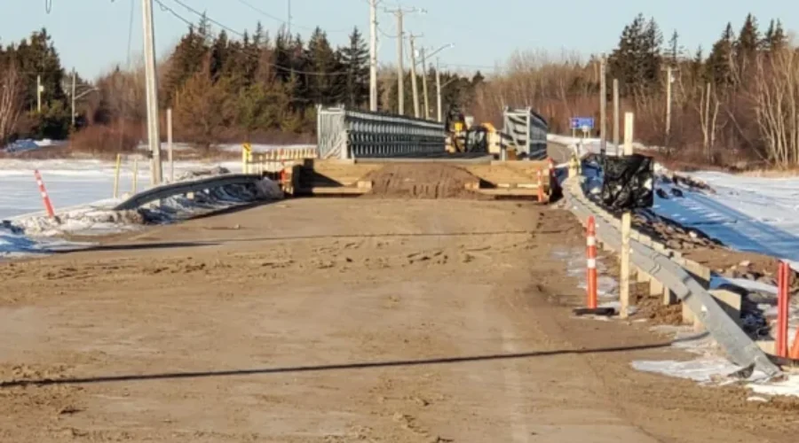 Temporary Bridge On Highway 133 To Open At End Of March