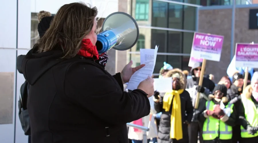 Men And Women March In Moncton For Equality