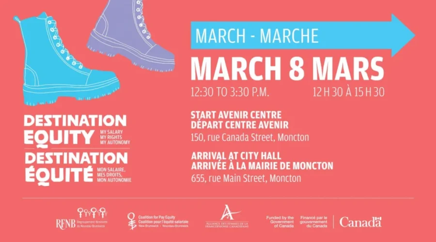 March For Women’s Rights In Moncton