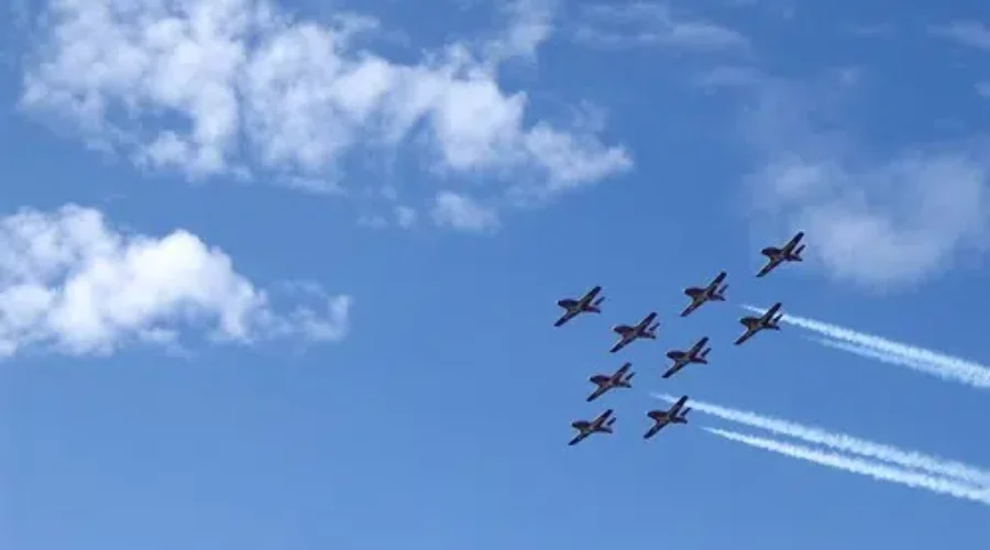 Canadian Snowbirds To Do Flyovers In NB And PEI Today