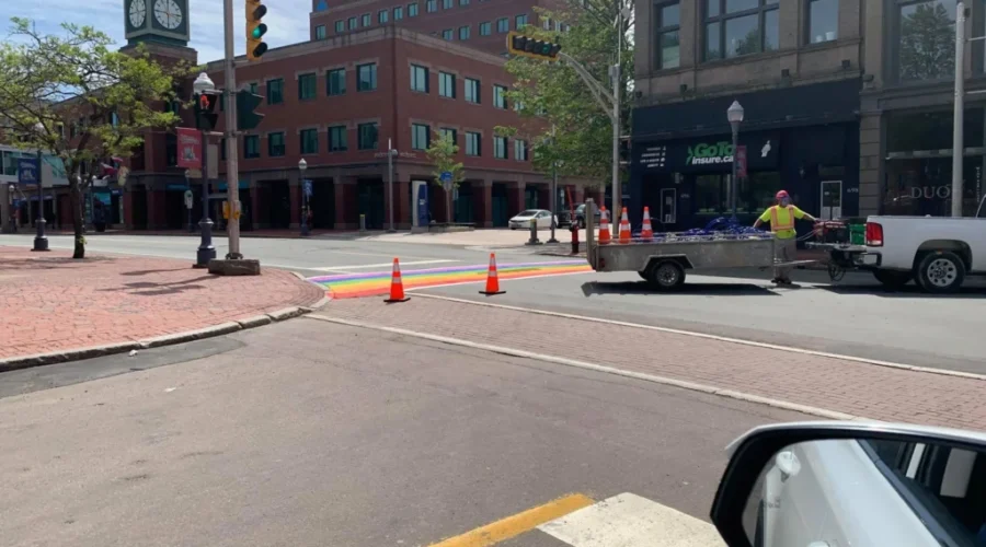 UPDATE: Rainbow Crosswalks Brighten Greater Moncton